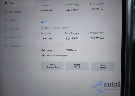 2017 Tesla Model S 100D/60D/75D/90D/P100D z USA, uszkodzony, nr VIN 5YJSA1E25HF176402